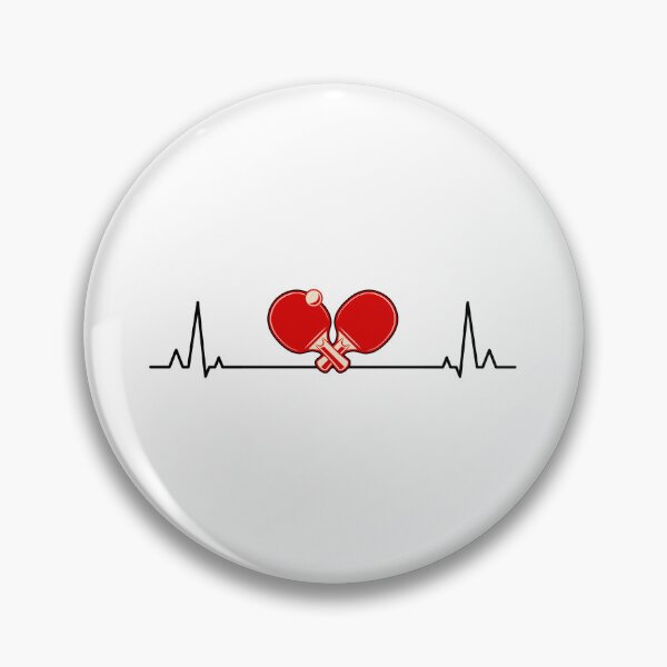 Item preview, Ping Pong Master Table Tennis Paddle Heartbeat Pulse designed and sold by CuteDesigns1.