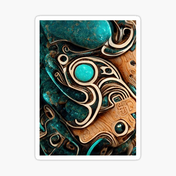 Item preview, Native American Colored Animal Symbol designed and sold by BasajaunStudio.