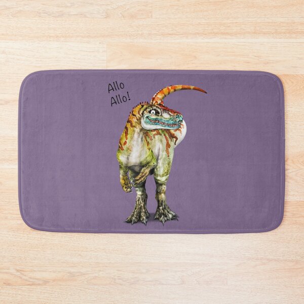 Item preview, Allo Allo! | B Cartoon Allosaurus Dinosaur  designed and sold by Snootrac.