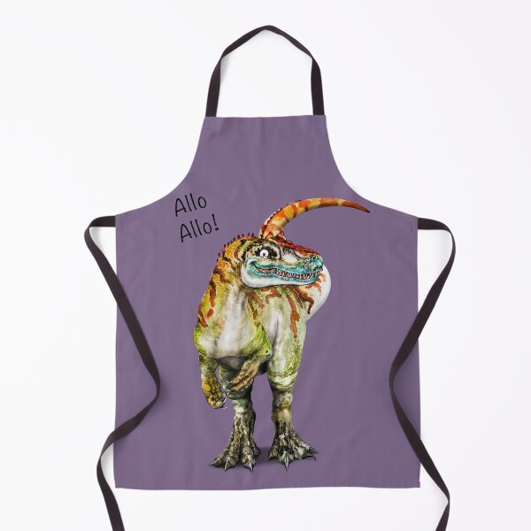 Item preview, Allo Allo! | B Cartoon Allosaurus Dinosaur designed and sold by Snootrac.