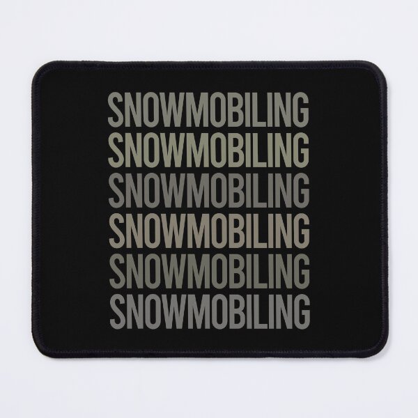 Item preview, Gray Text Art Snowmobiling Snowmobile designed and sold by TarynBrown3126.