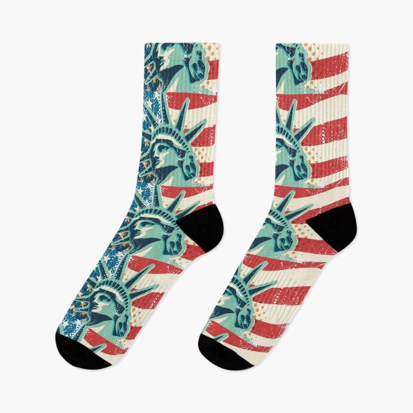 Item preview, Statue of Liberty USA flag designed and sold by etraveler.