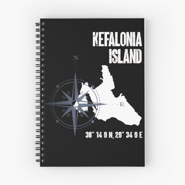 Item preview, Kefalonia Island Mediterranean Sea Coordinates Map designed and sold by sbachstroem.