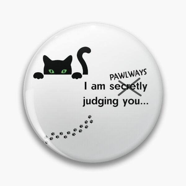 Item preview, Cat Judge watching you designed and sold by Blair Belle.