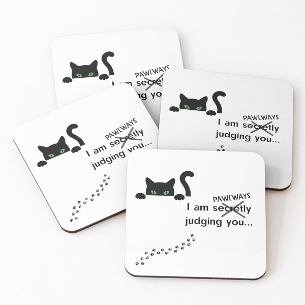 Item preview, Cat Judge watching you designed and sold by Blair Belle.