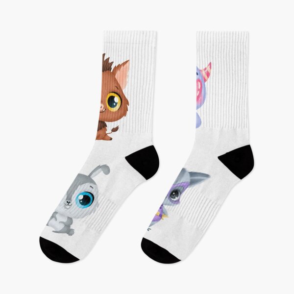 Item preview, Cute animals with big eyes stickers pack designed and sold by Sticker-Palace-.
