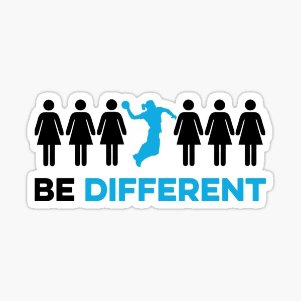 Item preview, Be Different Handball designed and sold by TendyTees.