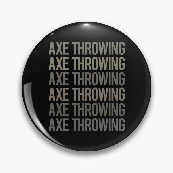 Item preview, Gray Text Art Axe Throwing designed and sold by TarynBrown3126.