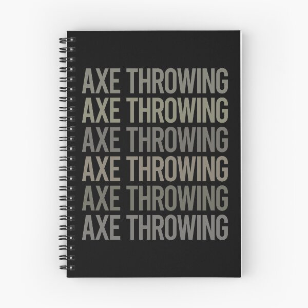 Item preview, Gray Text Art Axe Throwing designed and sold by TarynBrown3126.