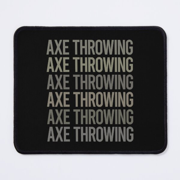 Item preview, Gray Text Art Axe Throwing designed and sold by TarynBrown3126.