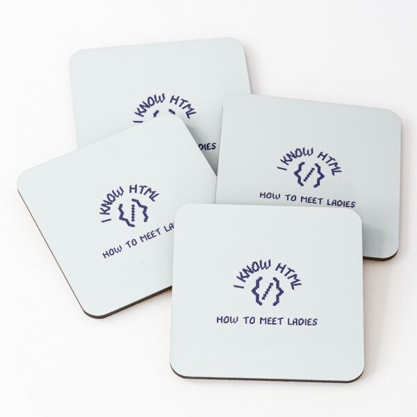Item preview, I Know HTML How To Meet Ladies designed and sold by ArtCity Designs.
