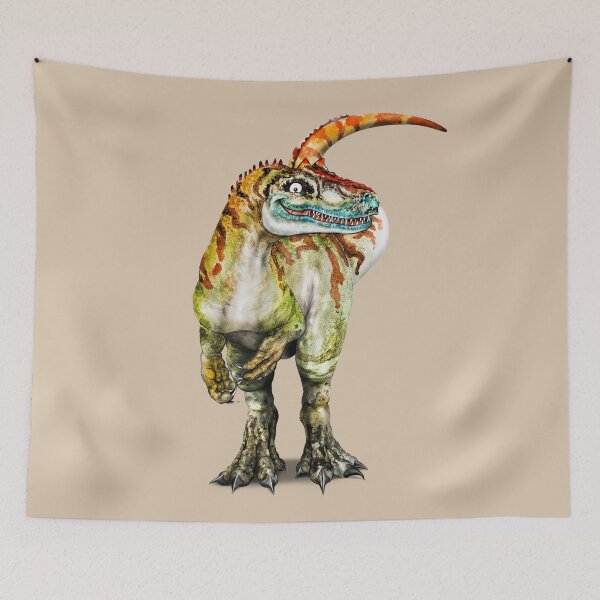 Item preview, Allo Allo! | Cartoon Allosaurus Dinosaur  designed and sold by Snootrac.