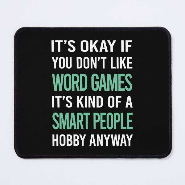 Item preview, Smart People Hobby Word Games designed and sold by RonaldEwing4782.