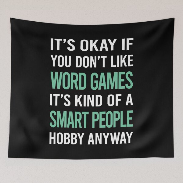 Item preview, Smart People Hobby Word Games designed and sold by RonaldEwing4782.