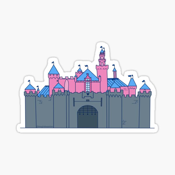 Sleeping Beauty Castle Terrarium Transparent Sticker – Wish Upon Magic