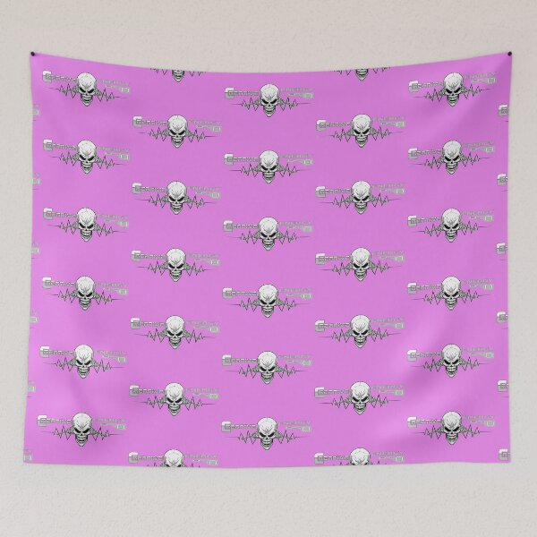 Item preview, WEIRDO - Creative Energy Flo - Skull - Black and White - Violet designed and sold by hector2ortega.