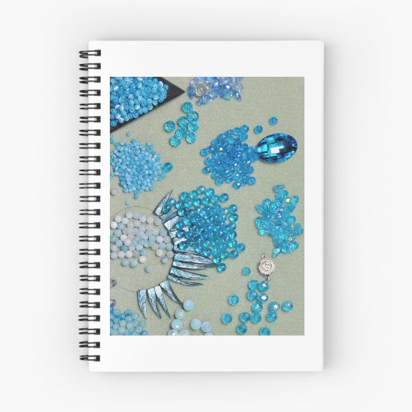 Item preview, Sparkly Beads of Blue designed and sold by Sarah Conrad.