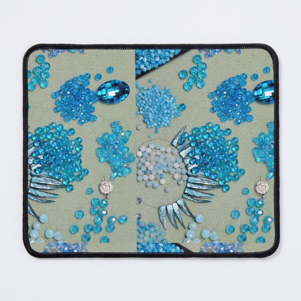 Item preview, Sparkly Beads of Blue designed and sold by Sarah Conrad.