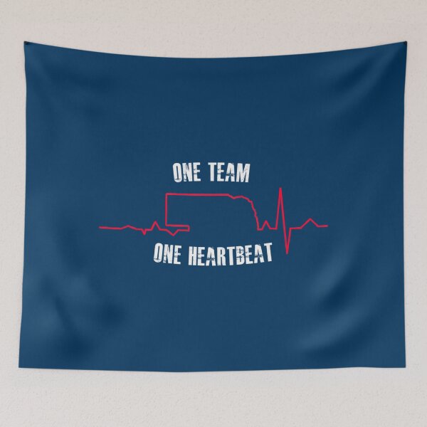 Item preview, Nebraska One Team One Heartbeat Tri-blend  designed and sold by GuzmanEugene.
