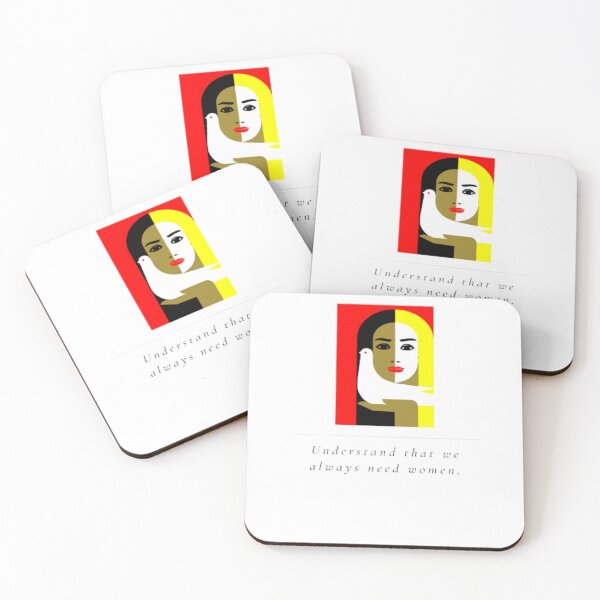 Item preview, Feminism Understand That We Always Need Women | Light Background designed and sold by embaarc.