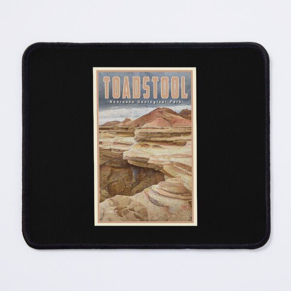 Item preview, Nebraska Travel Toadstool Geological Park Nebraska   designed and sold by GuzmanEugene.