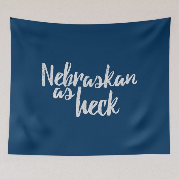 Item preview, Nebraskan as Heck Humor Vintage Lettering   designed and sold by GuzmanEugene.