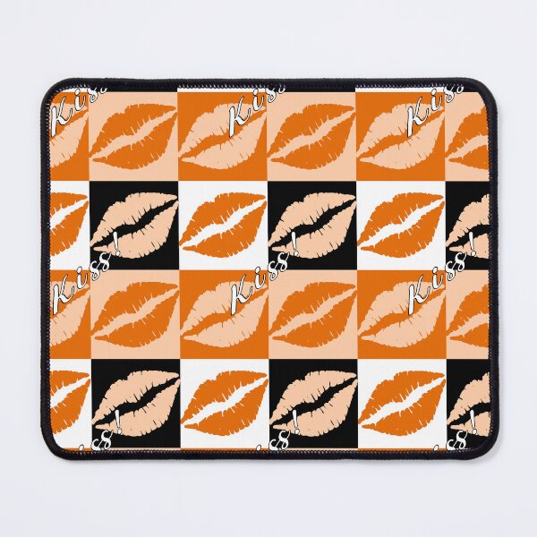 Item preview, Contemporary Lips and Kisses - Orange designed and sold by hernandezmfotografia.