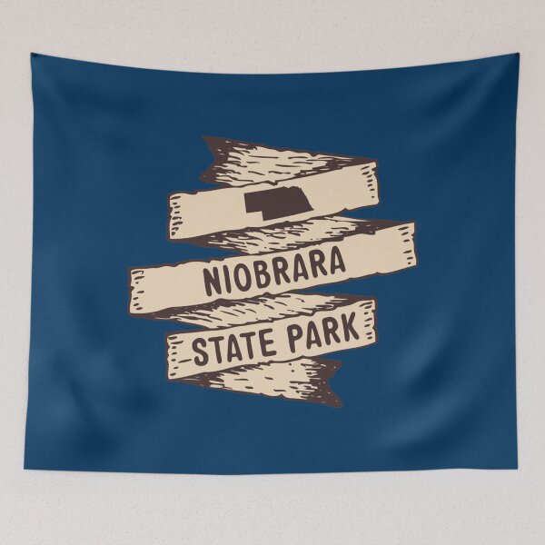 Item preview, Niobrara State Park Nebraska NE Wooden Ribbon Sign   designed and sold by GuzmanEugene.