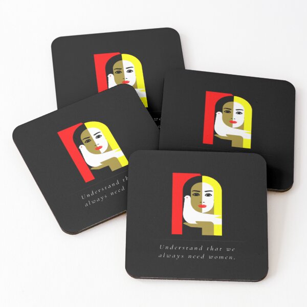 Item preview, Feminism Understand That We Always Need Women | Dark Background designed and sold by embaarc.