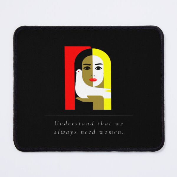 Item preview, Feminism Understand That We Always Need Women | Dark Background designed and sold by embaarc.