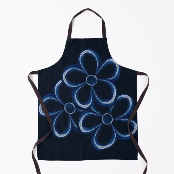 Item preview, flowers on blue designed and sold by Reflection of You.