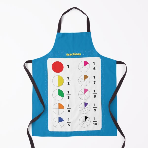 Item preview, Fractions Table for Kids | kindergarten,1st,2nd Grade, 3rd Grade and Up | Beautiful chart for learning fraction | Educational chart for teachers and Students designed and sold by Freefay.