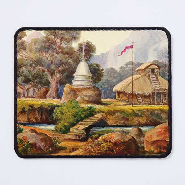 Item preview, Buddha Temple at Billahis-Oya Ceylon -Ernst Haeckel designed and sold by TeeARTHY.
