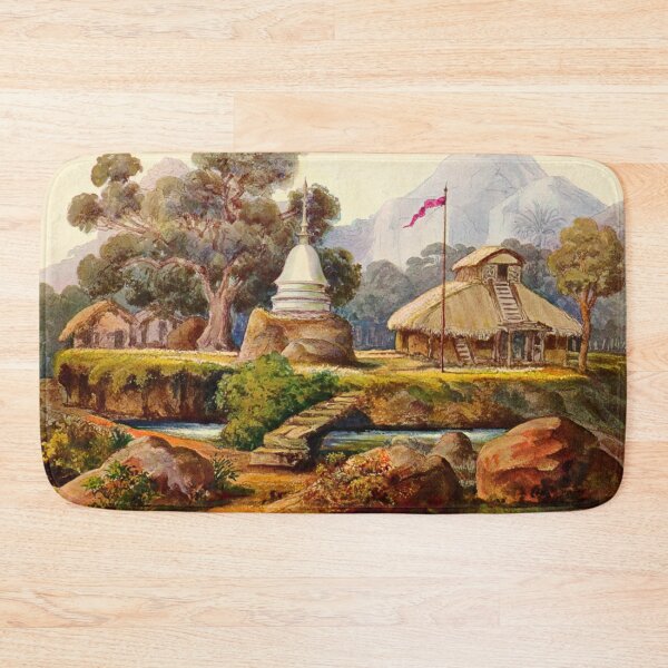 Item preview, Buddha Temple at Billahis-Oya Ceylon -Ernst Haeckel designed and sold by TeeARTHY.