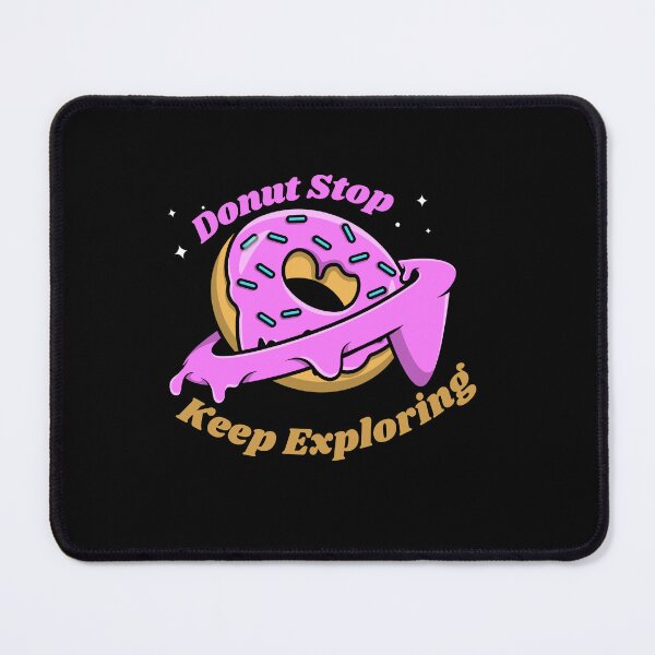 Item preview, Donut Stop Keep Exploring Cute Donut With Saturn's Ring and Positive Quotes Case designed and sold by Artistusha.