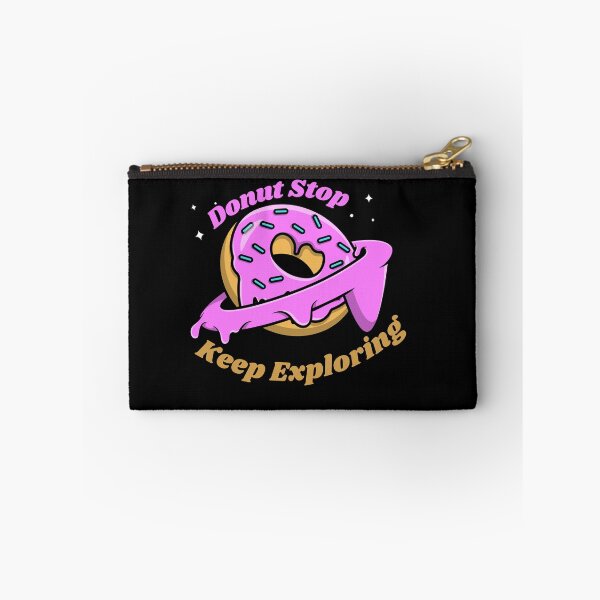 Item preview, Donut Stop Keep Exploring Cute Donut With Saturn's Ring and Positive Quotes Case designed and sold by Artistusha.
