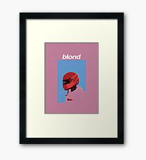 Frank Ocean - Blonde Design Framed Print