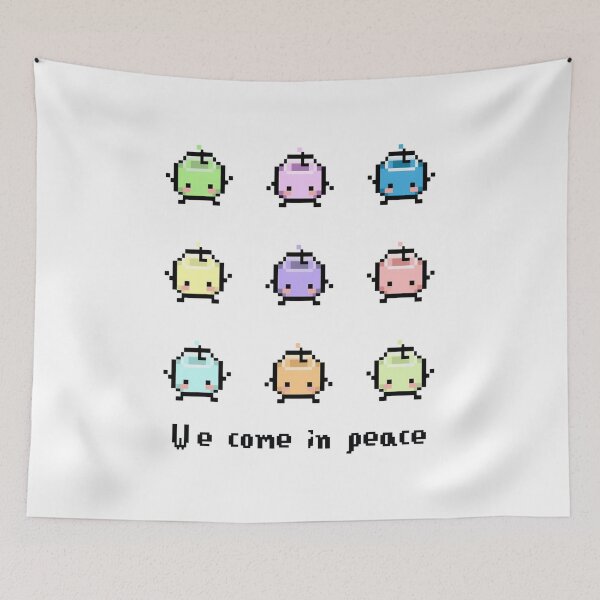 Item preview, We Come in Peace - Stardew Valley Junimos designed and sold by KwokArts.