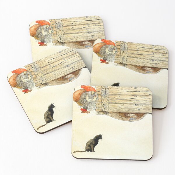 Item preview, Christmas Nisse and Cat - John Bauer Christmas designed and sold by forgottenbeauty.
