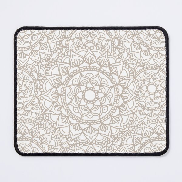 Item preview, White and Grey Mandala Pattern designed and sold by Julie Erin Designs.