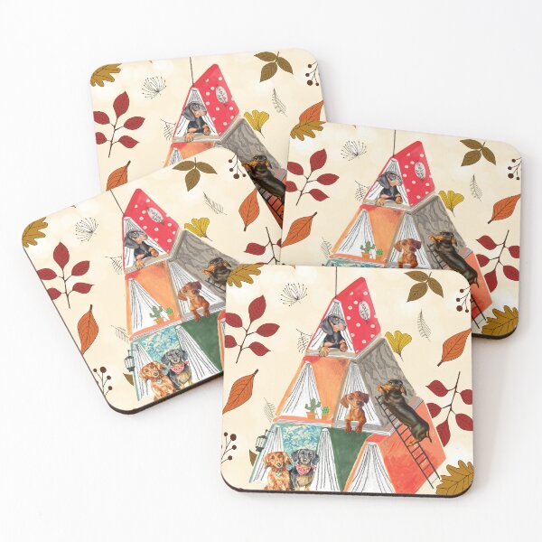 Item preview, Dachshund Fall Book designed and sold by Noline9.