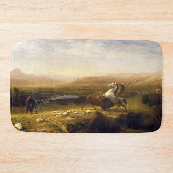 Item preview, The Last of the Buffalo by Albert Bierstadt (1888) designed and sold by allhistory.