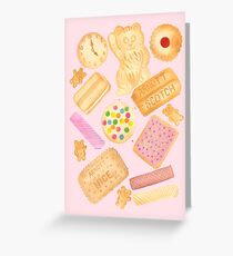 Biscuits In Bed Greeting Card