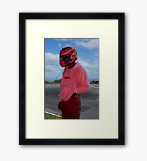 Frank Ocean - Helmet Framed Print
