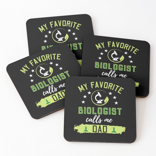 Item preview, My Favorite Biologist Calls Me Dad designed and sold by Betsytiptoe.
