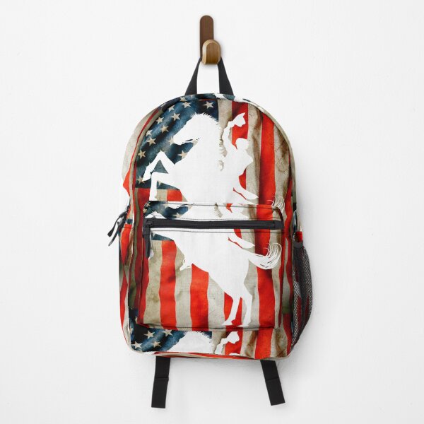 Artikelvorschau, Amerikanisches Reiten und Patriotenflagge entworfen und verkauft von erozzz.