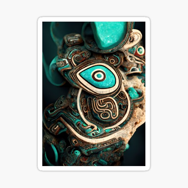 Item preview, Native American Colored Animal Symbol designed and sold by BasajaunStudio.