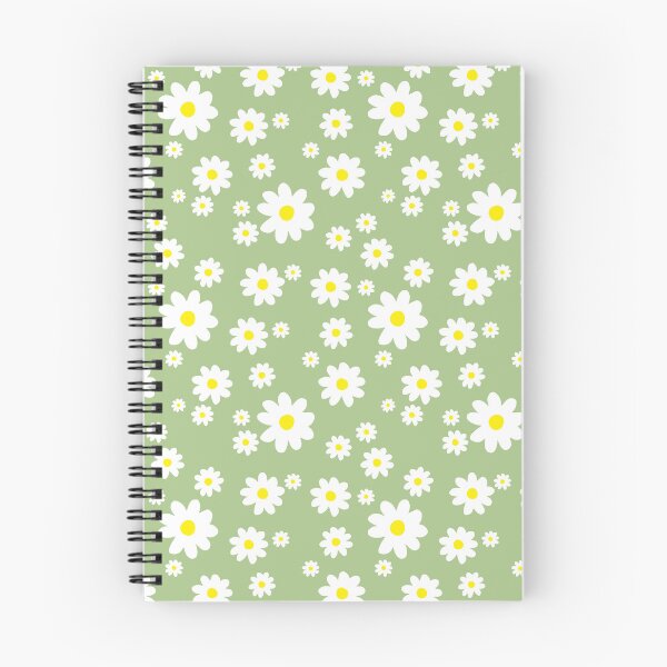 Item preview, Spring Daisy Pattern on Sage Green designed and sold by Julie Erin Designs.