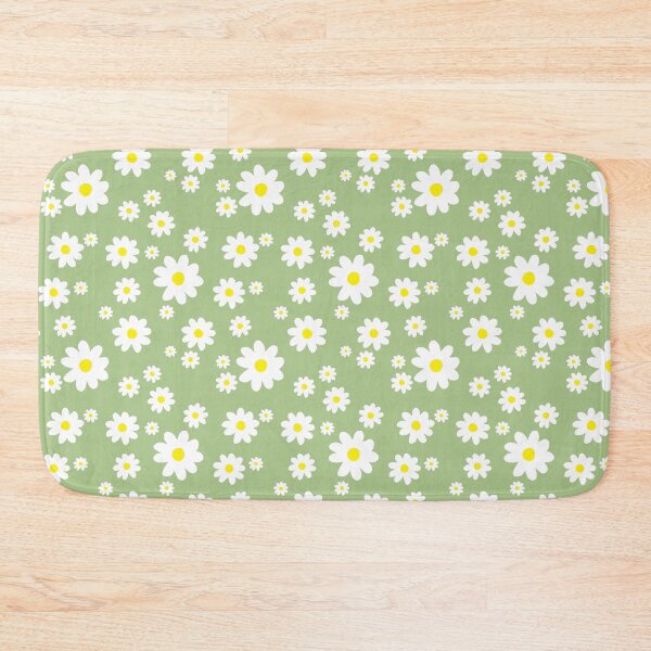 Item preview, Spring Daisy Pattern on Sage Green designed and sold by Julie Erin Designs.