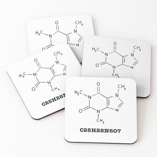 Item preview, Coffee molecular structure  designed and sold by Mermaidssparkle.